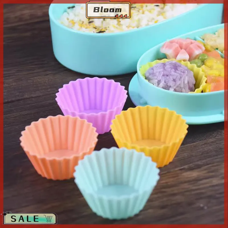 3pcs Food Lunch Box Bento Divider Cup Easy Clean Sushi Storage