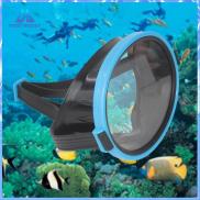 Moon ROCKET Retro Children Oval Free Diving Mask Tempered Glass Wide View