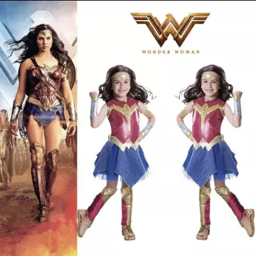 New Cosplay Wonder Woman Costume Diana Princess Dress Dawn of Justice Full  Set