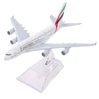 【Big-promotion】 Mamas &amp; Babies A380เอมิเรตส์หุ่นอัลลอยโลหะอากาศยานโมเดลเครื่องบินเหล็กวันเกิดของเล่นโมเดล16ซม.