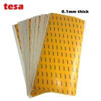 ▤▣ TESA 68547 Thin 0.1mm thick PET Double Sided SUPER STICKY HEAVY DUTY ADHESIVE SHEET 4 quot;x8 quot; 100MMx200MM Clear transparent color