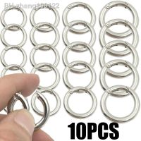 【CW】 10pcs Metal O Clasps for Jewelry Openable Round Keychain Dog Chain