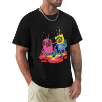 Adventure Time T-Shirttrippy Finn &amp; Jake T-Shirt_By Ms_Wearer_ T-Shirt Funny T Shirts Cute Clothes Mens T-Shirts Funny