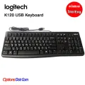 Logitech USB Keyboard รุ่น K120 แป้นพิมพ์ไทย/อังกฤษ ของแท้ รับประกันศูนย์ 3 ปี /OptionsDotCom. 