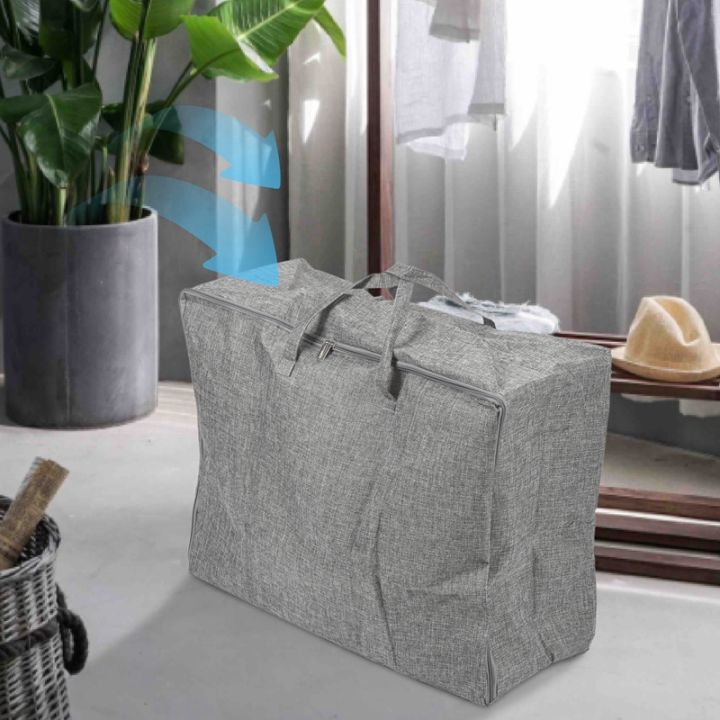 105l-extra-large-storage-bags-organizer-bag-2-pack-sturdy-moisture-proof-linen-fabric-carrying-bag-clothes-bag-for-bedding-comforters-pillows-house-moving-grey