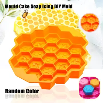 Silicone Bee Honeycomb Cake Chocolate Soap Soap Icing Mold Mold Candle Diy  Mold Beeswax Cake Tools Bakeware Bake