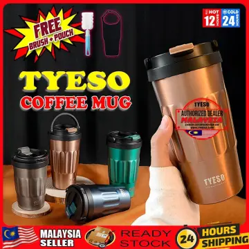 Tyeso Coffee Cup Thermos Bottle Stainless Steel Double-layer