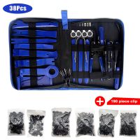 38Pcs Car Tool kit Interior Trim Removal Disassembly Door Clip Panel Dashboard Tool Diy Pry Clips Puller Set Garage Tools