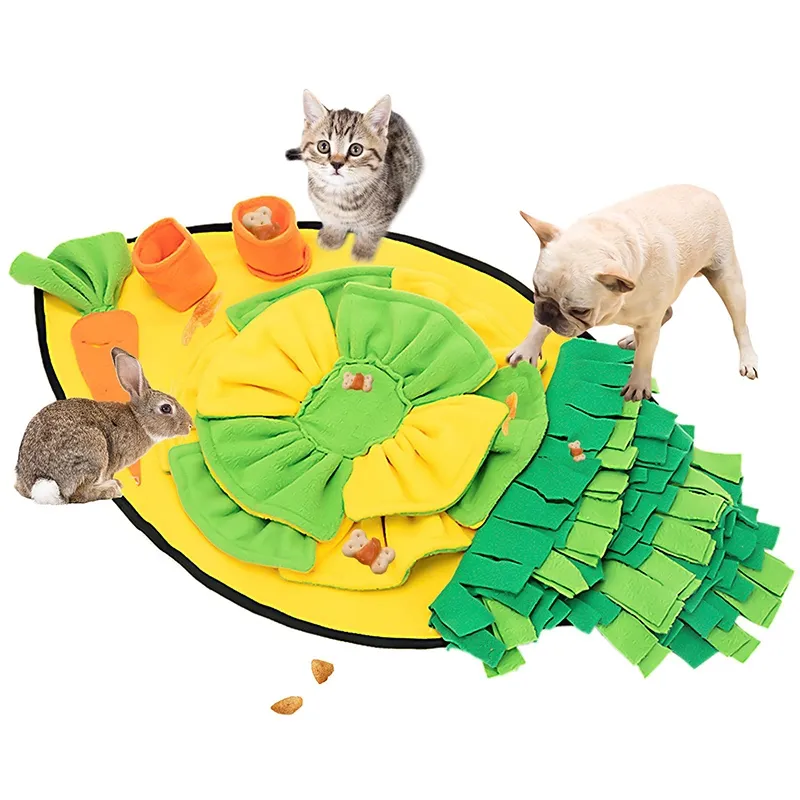 Snuffle Mat for Dogs Interactive Feed Game with Non Slip Bottom