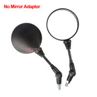 360° Adjustable Foldable Motorcycle Rear View Mirror Round 22mm Handlebar Mount Rear View Side Mirrors Motorbike Scooter Mirrors