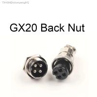 ☸ 1Set GX20 2/3/4/5/6/7/8/9/10/12/14/15 Pin 20mm Male Female Circular Nut Type Wire Panel Aviation Connector Socket Plug