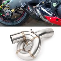 For Kawasaki ZX6R ZX636 ZX 6R 636 2009 - 2018 19 20 2021 Years 51mm Motorcycle Exhaust Muffler Middle Link Pipe Slip-on Escape