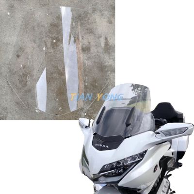 คุณภาพสูงมอเตอร์ไซค์กระจกหน้ารถสำหรับ Honda GL1800 2018-2019 GL 1800 18-19กระจกบังลมอุปกรณ์สปอยเลอร์