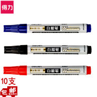 ปากกาไวท์บอร์ด Deli S507ไวท์บอร์ดน้ำปากกาลบออกได้ปากกาทำเครื่องหมายลบง่ายและหมึกเพิ่มไวท์บอร์ด Set Pulpen 10