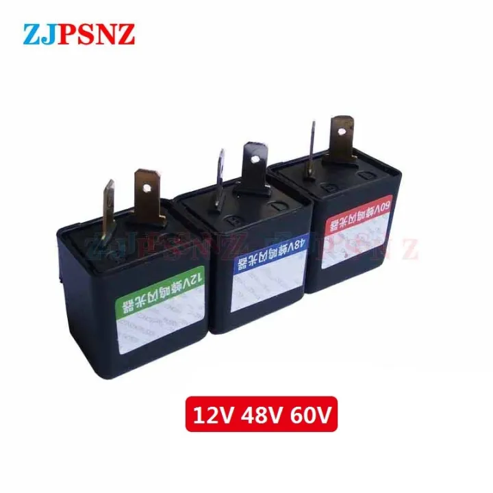 【CW】☒ ┋ Flasher Relay DC12V 48V 60V 2Pins Buzzer Beep Flasher Relay