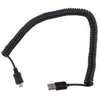 10ft 3M สปริงขด Usb 2.0ชายกับ Micro Usb 5 Pin Data Sync สายชาร์จ23669