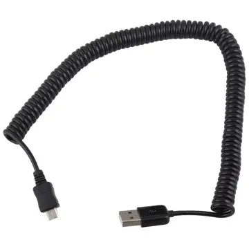 30cm to 100cm High Speed ​​Spring Style Micro USB to USB 2.0 Flexible