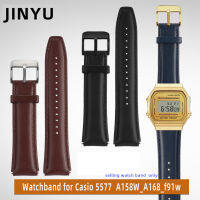 ✅โปรโมชั่น✅นาฬิกาหนังนาฬิกา Casio สายรัดข้อมือ A168 A158WA A159W-N1วินเทจสายตารางโลหะขนาดเล็กสายโซ่ปลดเร็ว18มม.