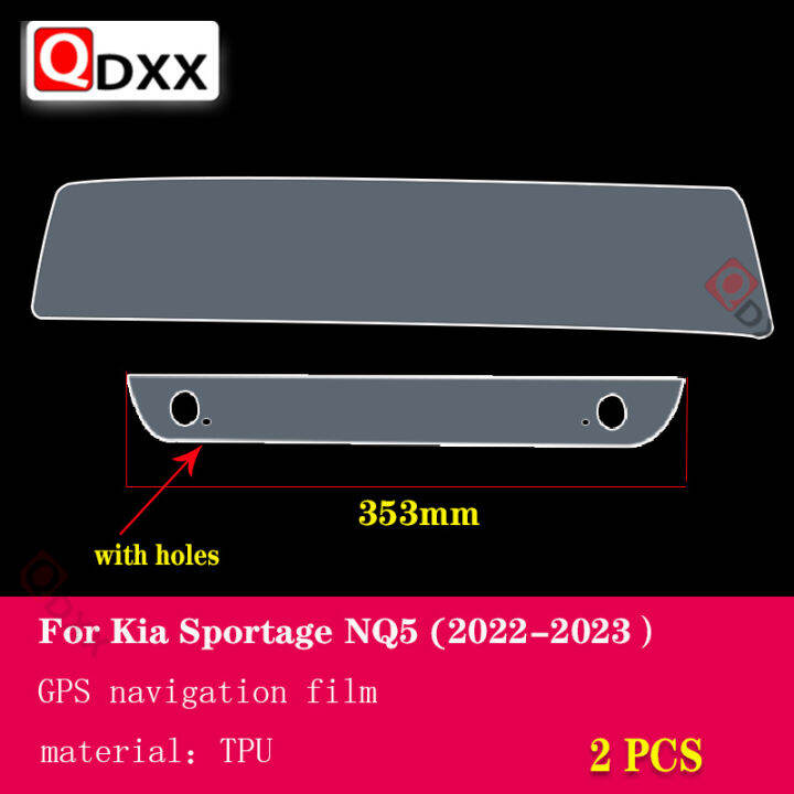 สำหรับ-kia-sportage-nq5-2022-2023รถนำทาง-gps-ฟิล์มป้องกันหน้าจอแอลซีดีฟิล์ม-tpu-ป้องกันหน้าจอป้องกันรอยขีดข่วนชิ้นส่วนฟิล์ม