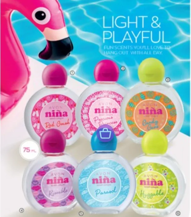 AVON Nina Splash Cologne for Kids, teens & Adult 75ml | Lazada PH