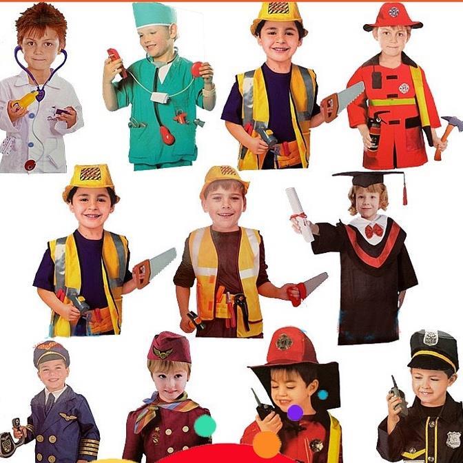Professional Costume for Kids / Play Pretend Job Workers Uniform ...