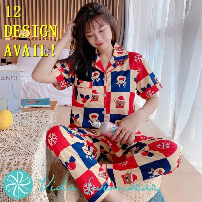 terno-ชุดนอนสตรีสำหรับใส่อยู่บ้าน-ชุดนอนสตรีสไตล์เกาหลีชุดนอนเสื้อสูทคอกว้างใส่อยู่บ้านชุดนอนเทอร์โนชุดลำลอง
