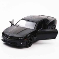 1:36 Scale Chevrolet Camaro Diecast Metal cars toy Matte Black Pull Back Model Alloy car toys for children kids baby model car