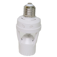 360องศา PIR มนุษย์เซนเซอร์การเหนี่ยวนำการเคลื่อนไหวไฟ LED กลางคืนฐานรูโคมไฟ AC110V-220V หน่วงเวลาสวิตช์แบบปรับได้ไฟติดเพดานและส่วนประกอบ