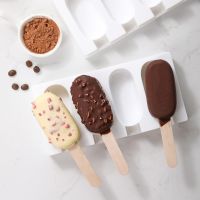 50pcs/100pcs Ice Cream Popsicle Sticks Natural Wooden Sticks Ice Cream Spoon Hand Crafts Art Ice Cream Lolly Cake Tools