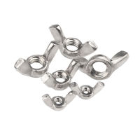 3/5/10/20Pcs Wing Nuts Stainless Steel Hand-tightened Nut Wing Nut Galvanized Fine-toothed Hand-twisted Claw Butterfly Hat-GONGXI