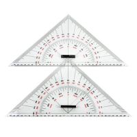 Chart Drawing Triangle Ruler for Ship Drawing 300mm Large-Scale Triangle Ruler for Distance Measurement Teaching Engineering Des Food Storage  Dispens