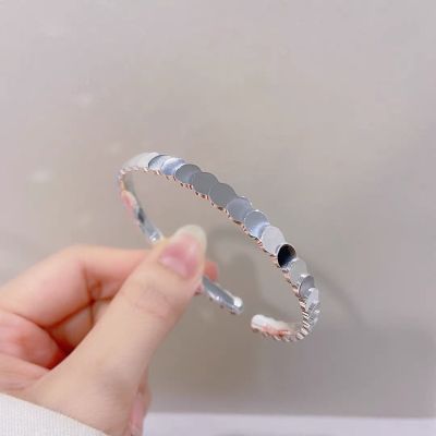 ☋▣ 2022 new fish scale opening sterlingbracelet female s999 solid all-match footbracelet for girlfriend birthday gift