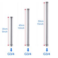 ท่อต่อขยายสำหรับฝักบัวอาบน้ำทองเหลืองทรงกลม,ฝักบัวอาบน้ำอุปกรณ์เสริม689ฝักบัวอาบน้ำโครเมี่ยมสี่เหลี่ยมท่อขยายพิเศษขนาด30/40/50ซม.