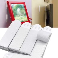 №ஐ 24 group S L White Tape Damage-Free Picture Frame Hanging Strips Wall Sticker Hook Value Pack Picture Hanging Strips