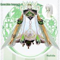 ☸₪■ PizzaBurger Genshin Nahida Costume Adult Uniform Wig Anime Costumes Game Lesser Lord Kusanali