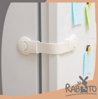 【ถูกที่สุด】RABITO【KM539】ตัวล็อคประตู ตัวล็อคลิ้นชัก ล็อคตู้เย็น ล็อคประตู ตู้ ป้องกันเด็กเปิด เพื่อความปลอดภัย