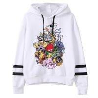 Digimon Hoodies ผู้หญิง90S S S S เสื้อกันหนาวอะนิเมะวินเทจสวยงาม Harajuku เสื้อกีฬา