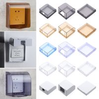 86 Type Wall Socket Waterproof Box Self-Adhesive Electric Plug Cover Bathroom Switch Protection Cover Socket Splash-Proof Box