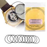 200pcs Rubber O-Ring Waterproof Rubber Seal Watch Back Cover Seal Gaskets Replacement Tool Watch Repair Tool for Watchmaker