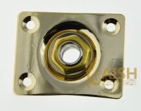 KAISH Gold Electric Guitar Jack Plate Square Jack Socket