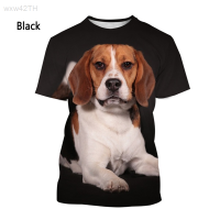 2023 NEW New Casual Short Sleeve T-shirt, Printed with Beagle 3d Pattern, Suitable for Men And Women in Summer Fashion brand new T-shirt