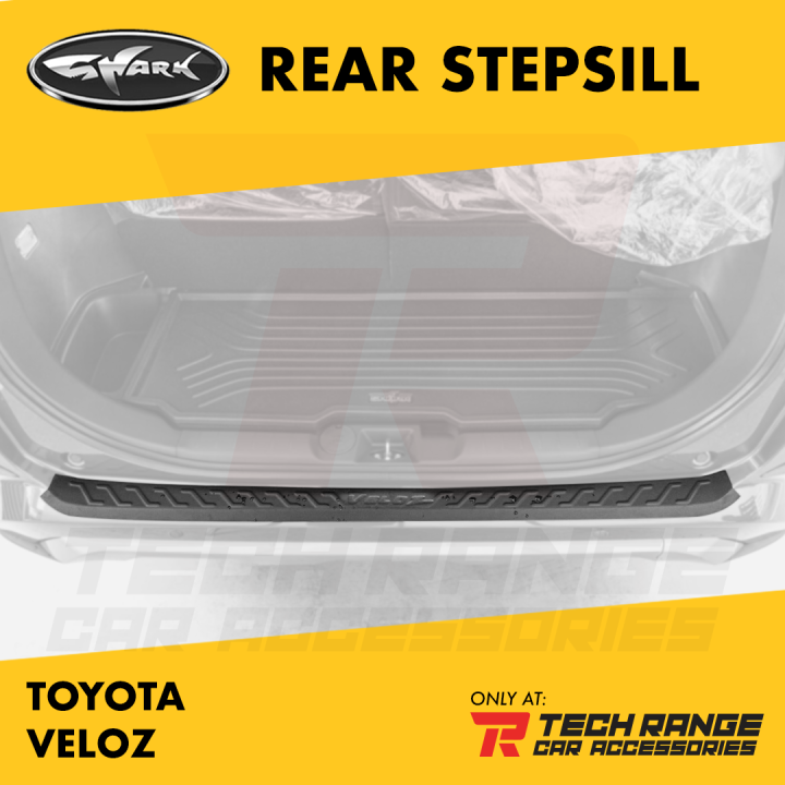 Toyota Veloz Shark Rear Step Sill Protector / Bumper Guard / Stepsill