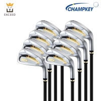 Champkey ไม้กอล์ฟ ชุดเหล็ก 8 ชิ้น IRON SET (IRE002) Flex R/SR ก้านสีดำ มีตั้งแต่ 5/6/7/8/9/10/11/S