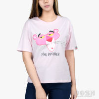 DOSH WOMENS CROPPED T-SHIRTS PINK PANTHER เสื้อยืดทรงครอปหลวม ผู้หญิง 9DPPWT1002-PI