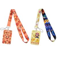 Cute Japanese Style Anime Movies Lanyards Game Neck Strap Phone Buttons ID Card Holder Lanyard for Keys DIY Hanging Rope Lanyard Phone Charms