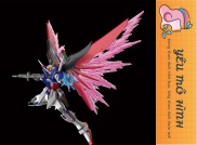 Gundam HG Destiny Daban Tặng kèm Effect và Base trưng bày Gundam