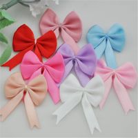 [HOT!] 40pcs Satin Ribbon Bows Flowers Wedding Appliques DIY Craft U pick A44