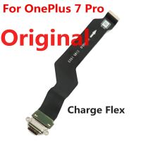 บอร์ดซ่อมโทรศัพท์มือถือสำหรับ Oneplus 7 Pro 1 7pro ปลั๊ก Usb ชาร์จพอร์ตบอร์ดซ่อมโทรศัพท์มือถือสายแผงวงจรเคเบิลแบบยืดหยุ่น17pro เปลี่ยนโทรศัพท์ Ic แบบเต็ม