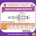 (20PCS) MULTI GRIP RIVET [DIAMETER SIZE: M4] REBET SKRU / PIN RIVET ...