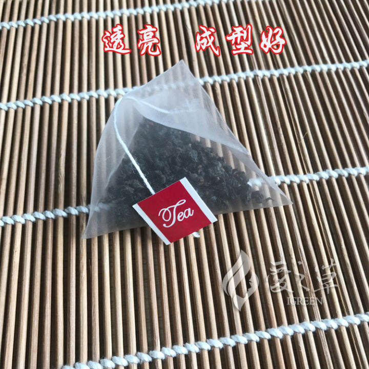 Imported corn fiber mesh tea bag triangle bag four corners degradable